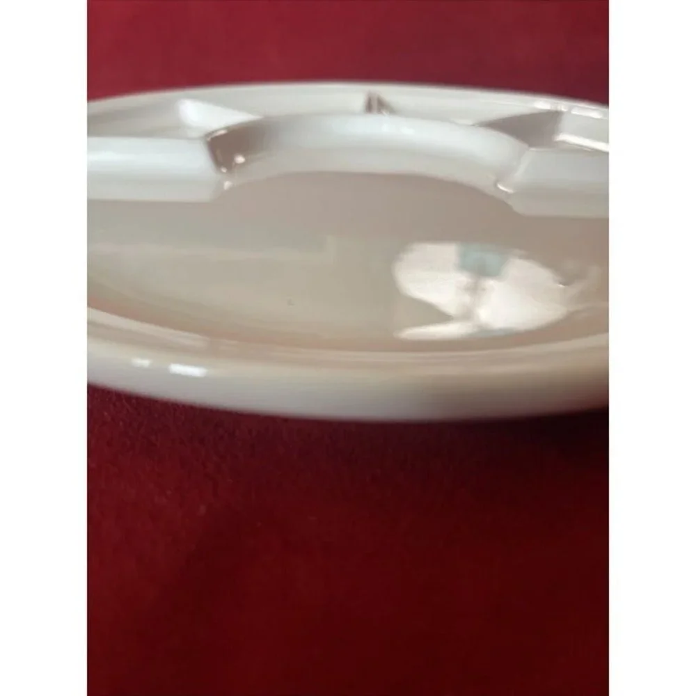 Vintage Sur La Table Portugal Divided Plate White 10” Porcelain Heavy Rare Nice
